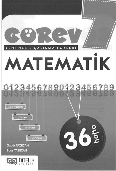 GÖREV YENİ NESİL ÇALIŞMA FÖYLERİ MATEMATİK YKS Fotokopi