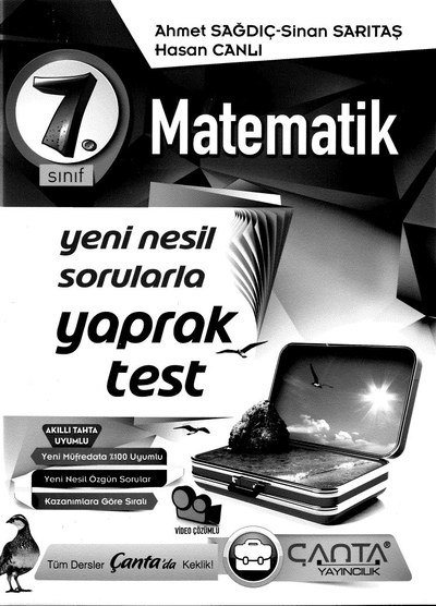 MATEMATİK YENİ NESİL SORULARLA YAPRAK TEST YKS Fotokopi