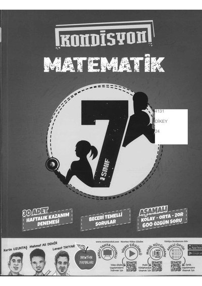 KONDİSYON MATEMATİK YKS Fotokopi
