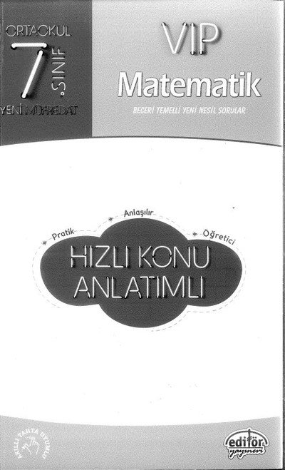 VIP MATEMATİK HIZLI KONU ANLATIMLI YKS Fotokopi