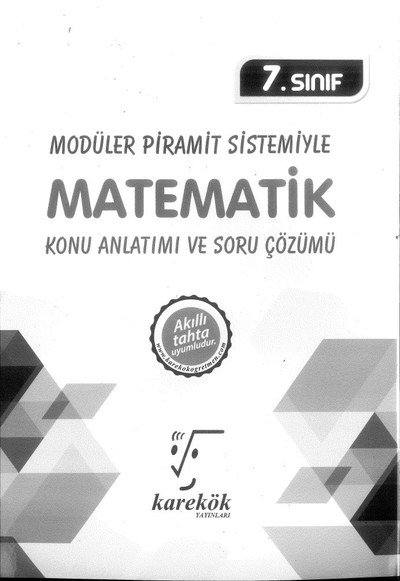 MODÜLER PİRAMİT SİSTEMİYLE MATEMATİK KONU ANLATIMI YKS Fotokopi