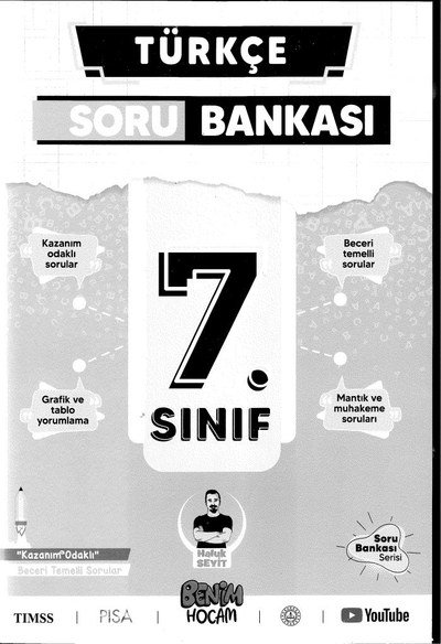 TÜRKÇE SORU BANKASI YKS Fotokopi