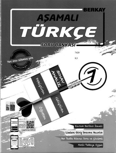 AŞAMALI TÜRKÇE SORU BANKASI YKS Fotokopi