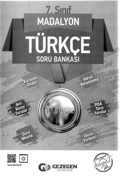 MADALYON TÜRKÇE SORU BANKASI YKS Fotokopi