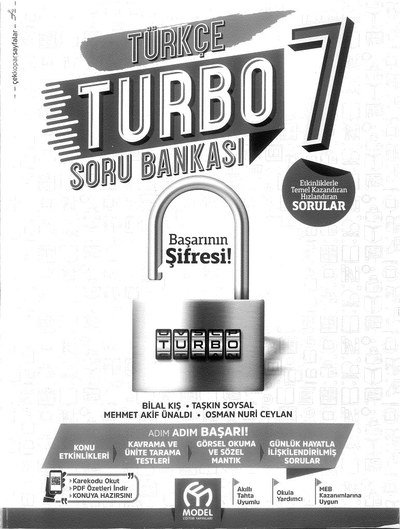 TÜRKÇE TURBO SORU BANKASI YKS Fotokopi