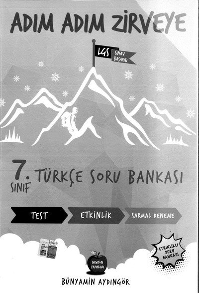 ADIM ADIM ZİRVEYE TÜRKÇE SORU BANKASI YKS Fotokopi