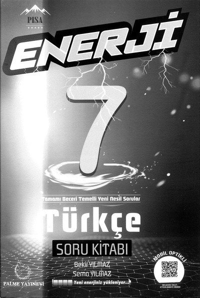 ENERJİ TÜRKÇE SORU KİTABI YKS Fotokopi