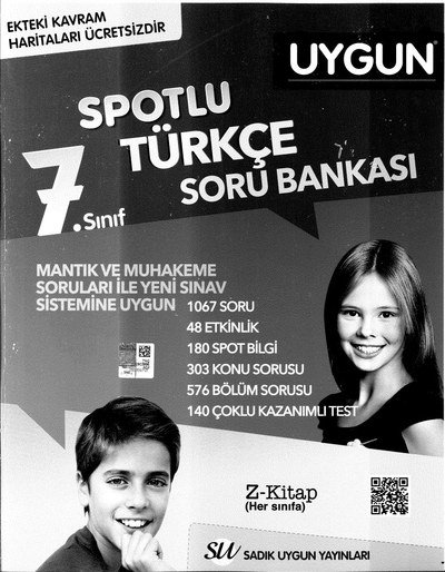 SPOTLU TÜRKÇE SORU BANKASI YKS Fotokopi