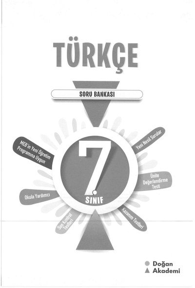 TÜRKÇE SORU BANKASI YKS Fotokopi