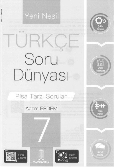 TÜRKÇE SORU DÜNYASI YKS Fotokopi