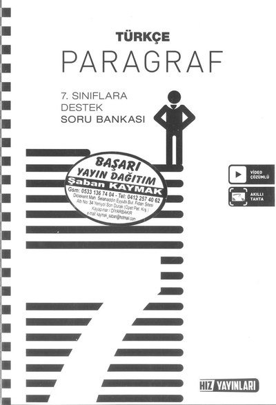 TÜRKÇE PARAGRAF DESTEK SORU BANKASI YKS Fotokopi
