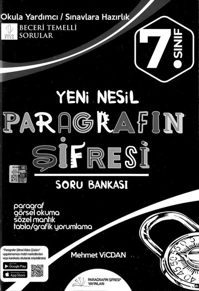 YENİ NESİL PARAGRAFINŞİFRESİ SORU BANKASI YKS Fotokopi