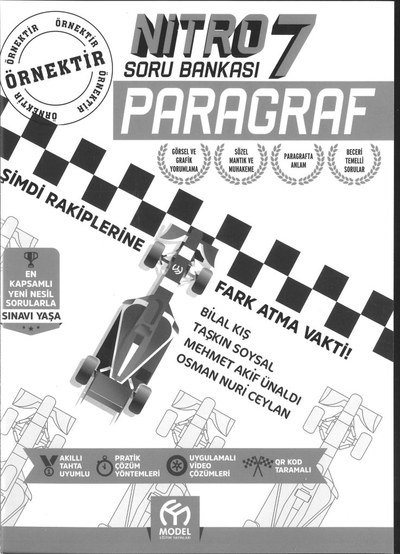 NİTRO SORU BANKASI PARAGRAF YKS Fotokopi