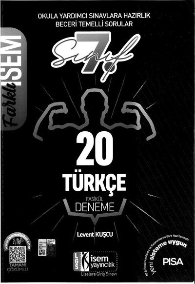 20 TÜRKÇE FASİKÜL DENEME YKS Fotokopi