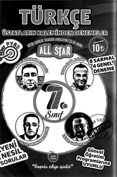 TÜRKÇE ÜSTATLARIN KALEMİNDEN DENEMELER YKS Fotokopi