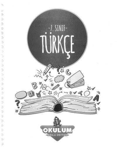 TÜRKÇE OKULUM AKILLI DEFTER YKS Fotokopi