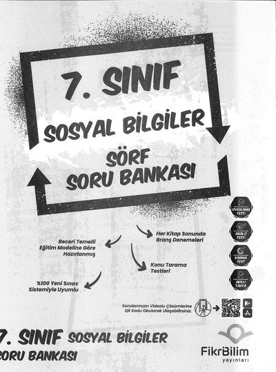 SOSYAL BİLGİLER SÖRF SORU BANKASI YKS Fotokopi