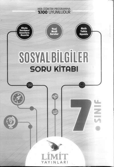 SOSYAL BİLGİLER SORU KİTABI YKS Fotokopi