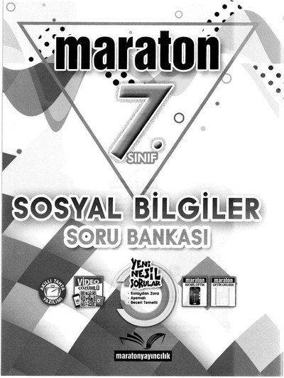 MARATON SOSYAL BİLGİLER SORU BANKASI YKS Fotokopi