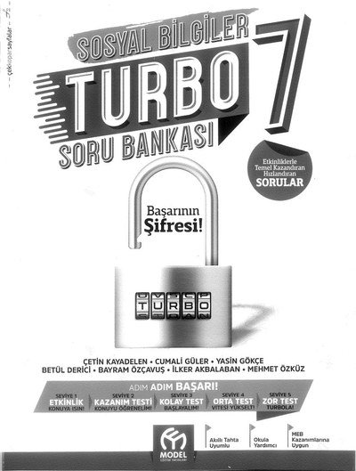 SOSYAL BİLGİLER TURBO SORU BANKASI YKS Fotokopi