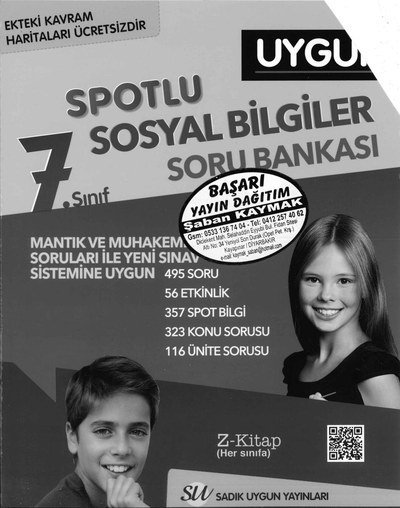 SPOTLU SOSYAL BİLGİLER SORU BANKASI YKS Fotokopi