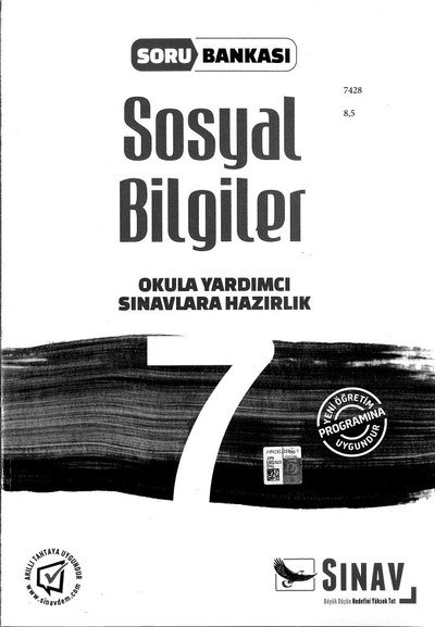 SOSYAL BİLGİLER OKULA YARDIMCI SINAVLARA HAZIRLIK YKS Fotokopi