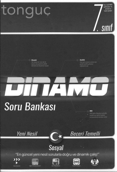 DİNAMO SORU BANKASI SOSYAL BİLGİLER YKS Fotokopi