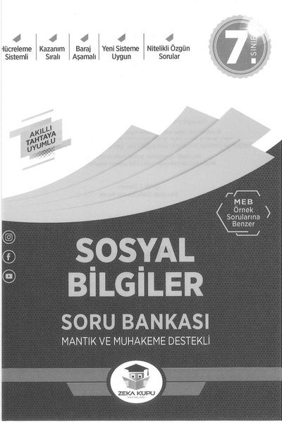 SOSYAL BİLGİLER SORU BANKASI MANTIK VE MUHAKEME DESTEKLİ YKS Fotokopi