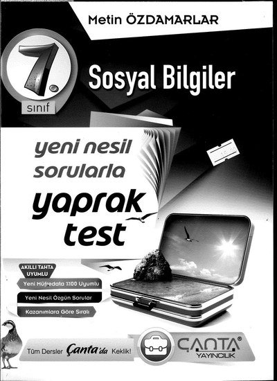 SOSYAL BİLGİLER YENİ NESİL SORULARLA YAPRAK TEST YKS Fotokopi