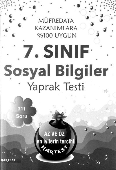 SOSYAL BİLGİLER YAPRAK TESTİ YKS Fotokopi