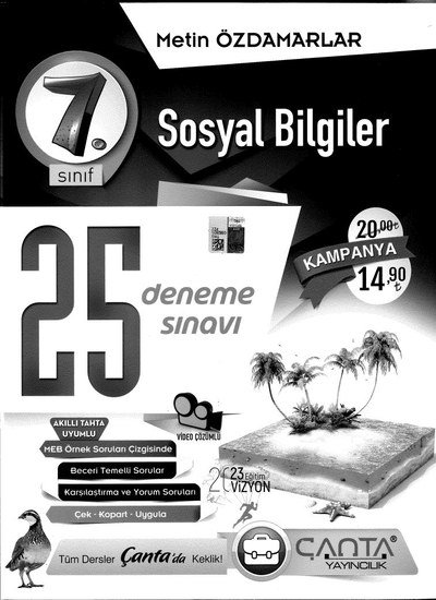 SOSYAL BİLGİLER 25 DENEME SINAVI YKS Fotokopi