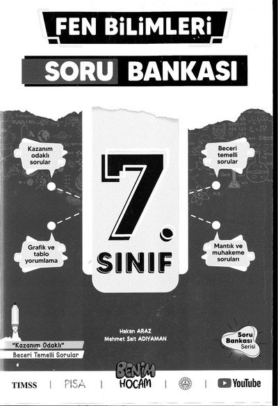 FEN BİLİMLERİ SORU BANKASI YKS Fotokopi