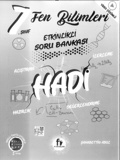 FEN BİLİMLERİ ETKİNLİKLİ SORU BANKASI YKS Fotokopi