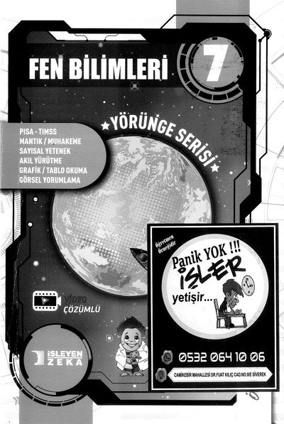 FEN BİLİMLERİ YÖRÜNGE SERİSİ YKS Fotokopi