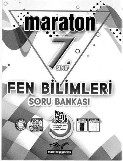 MARATON FEN BİLİMLERİ SORU BANKASI YKS Fotokopi