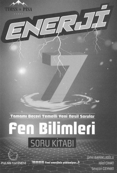 ENERJİ FEN BİLİMLERİ SORU KİTABI YKS Fotokopi