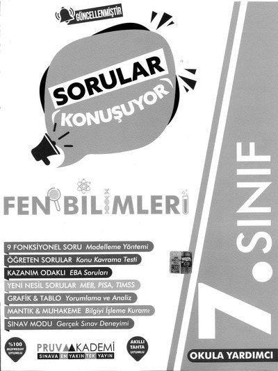 SORULAR KONUŞUYOR FEN BİLİMLERİ YKS Fotokopi
