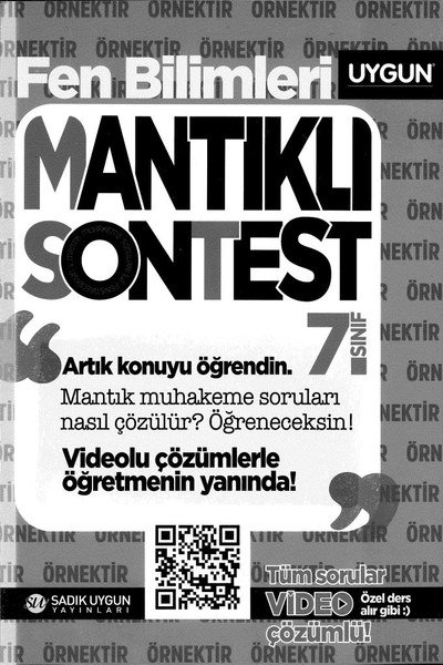 FEN BİLİMLERİ MANTIKLI SONTEST YKS Fotokopi