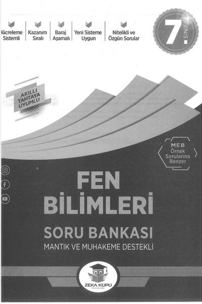 FEN BİLİMLERİ SORU BANKASI YKS Fotokopi