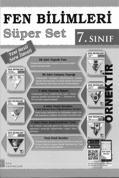 FEN BİLİMLERİ SÜPER SET YKS Fotokopi
