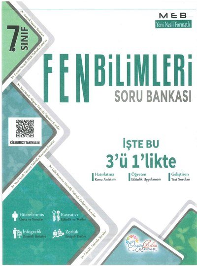 FEN BİLİMLERİ İŞTE BU 3'Ü 1'LİKTE YKS Fotokopi