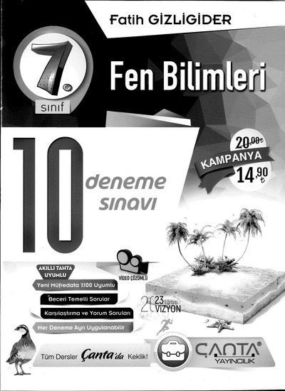 FEN BİLİMLERİ 10 DENEME SINAVI YKS Fotokopi