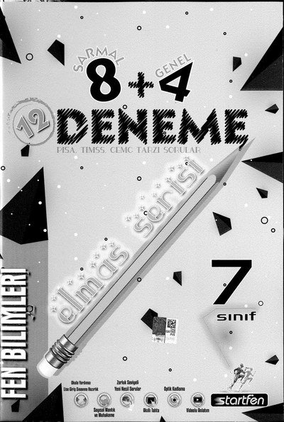 12 DENEME ELMAS SERİSİ FEN BİLİMLERİ YKS Fotokopi