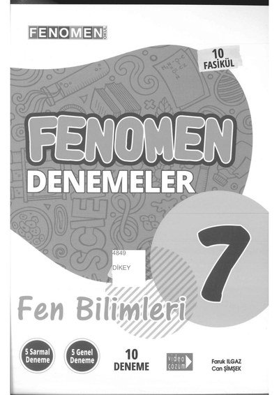 FENOMEN FEN BİLİMLERİ 10 DENEME YKS Fotokopi