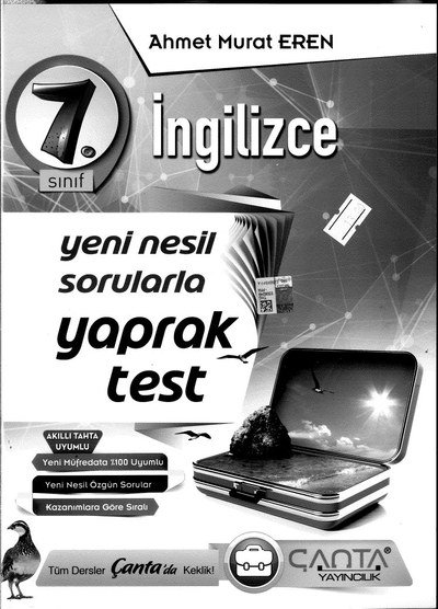 İNGİLİZCE YENİ NESİL SORULARLA YAPRAK TEST YKS Fotokopi