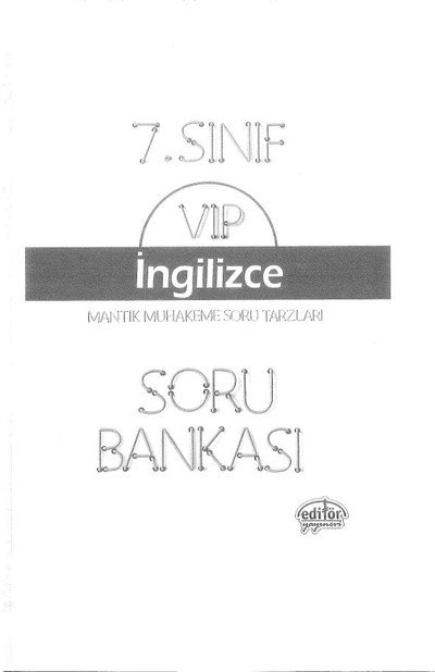 VIP İNGİLİZCE SORU BANKASI YKS Fotokopi
