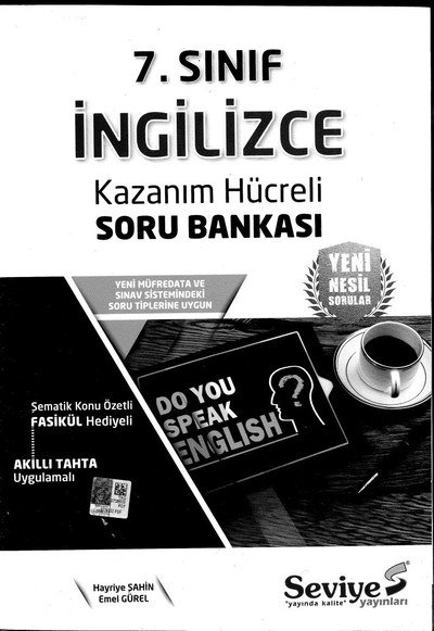 İNGİLİZCE KAZANIM HÜCRELİ SORU BANKASI YKS Fotokopi