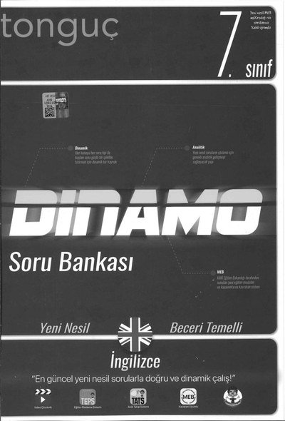DİNAMO SORU BANKASI İNGİLİZCE YKS Fotokopi