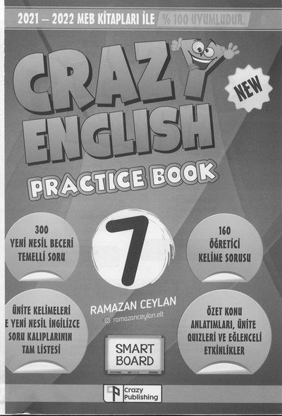 CRAZY ENGLISH PRACTICE BOOK YKS Fotokopi