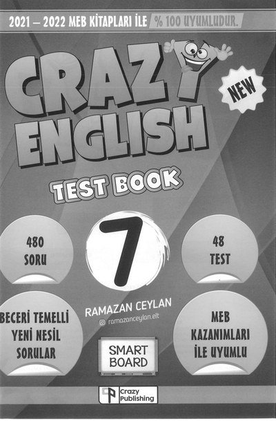 CRAZY ENGLISH TEST BOOK YKS Fotokopi